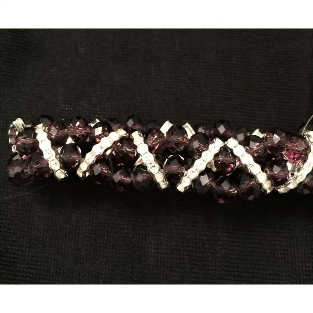 Genuine crystal stretch bracelet